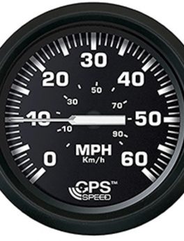 Faria Euro Black 4" Speedometer 60MPH -GPS