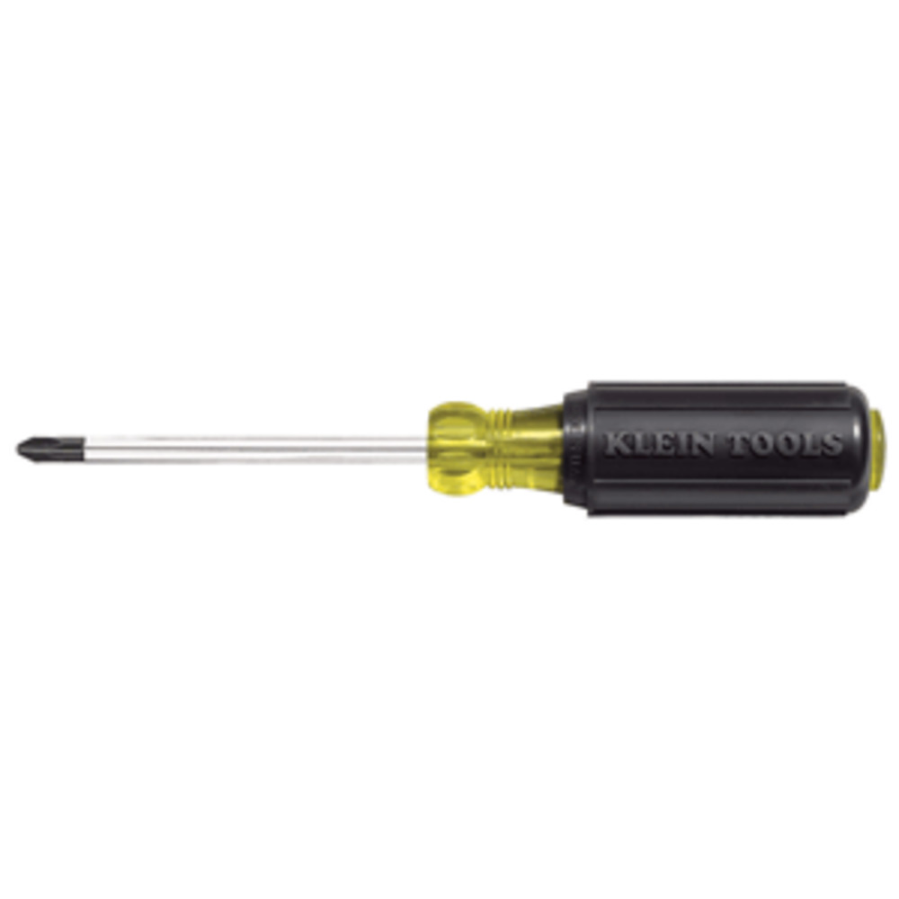 Klein Tools #2 Profilated Phillips-Tip Screwdriver 4" Round-Shank