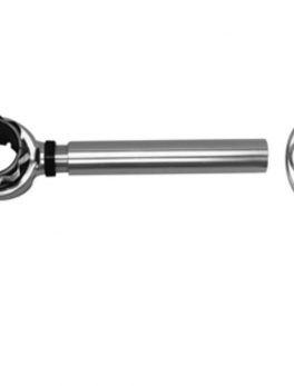 Rupp Threaded Antenna Support w/6" Flat Mount and 1.5" Collar