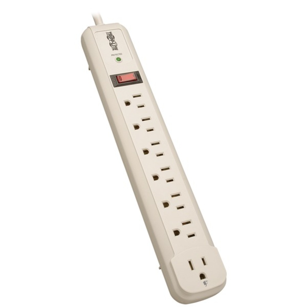Tripp Lite TLP74R Protect It! 7-Outlet Surge Protector, 4ft Cord