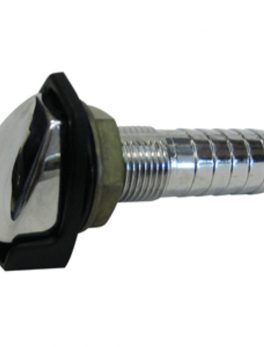 Perko Gas Tank Vent w/Splash Guard - Chrome Plated Zinc - and #8541;" Hose