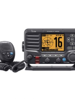 Icom M506 VHF Fixed Mount w/Front Mic and NMEA 0183/2000 - Black
