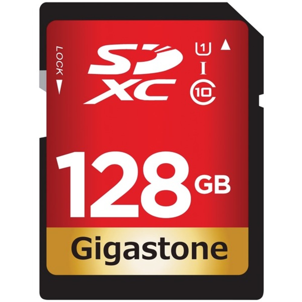 Gigastone GS-SDXC80U1-128GB-R Prime Series SDXC Card (128GB)