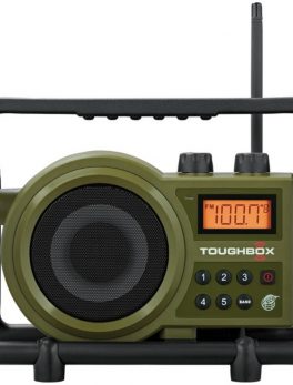 Sangean TB-100 TOUGHBOX FM/AM/Aux Ultra-Rugged Digital Rechargeable Radio
