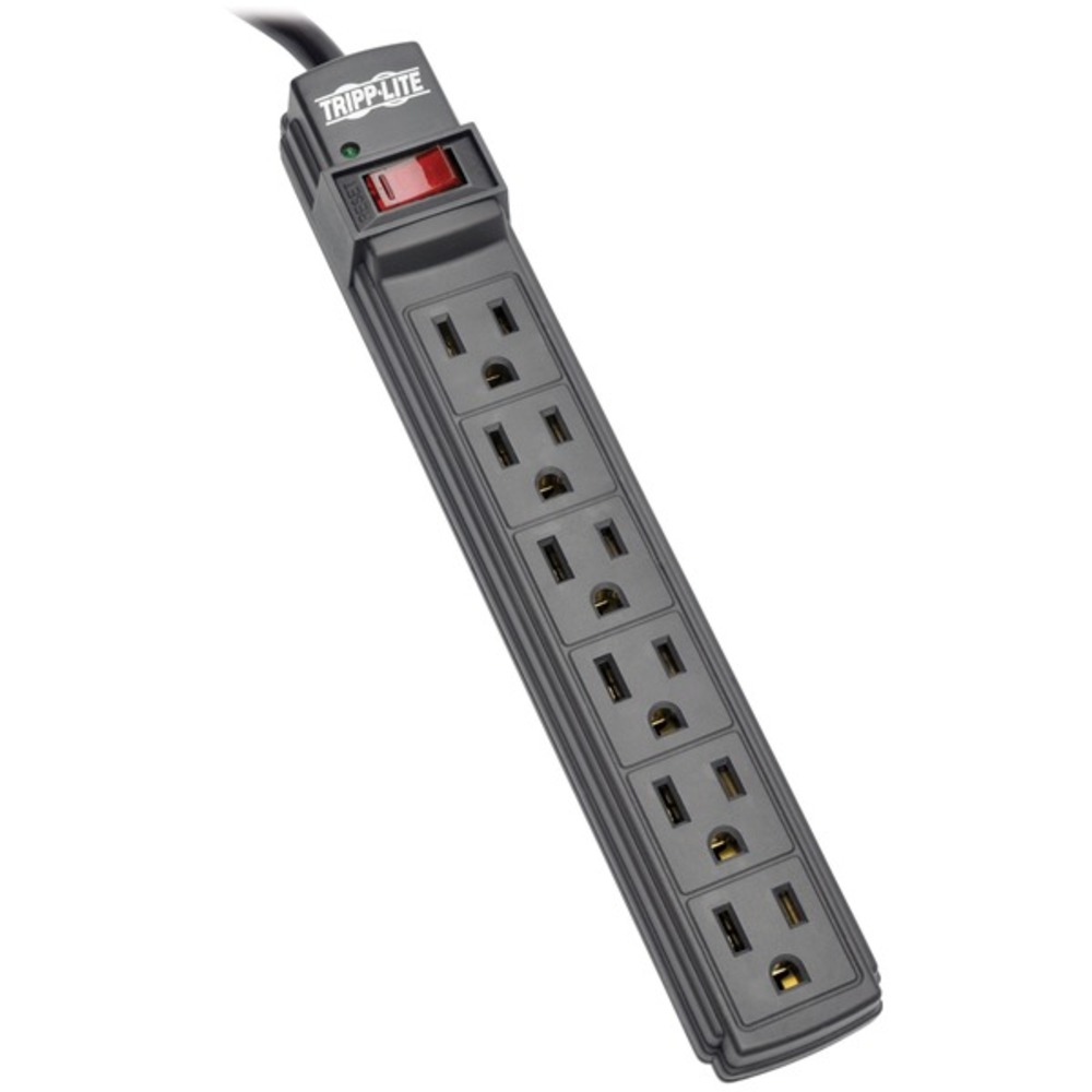 Tripp Lite PS66B Power It! 6-Outlet Power Strip, 6ft Cord