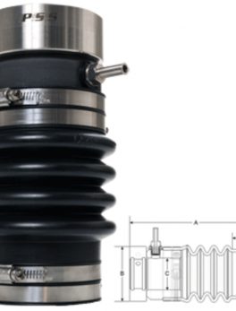 PSS Shaft Seal 1- and #188;" Shaft 2- and #188;" Tube