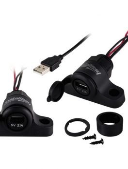 Install Bay IBR78 Pass-Through Flush-Mount USB Socket, Retail Pack