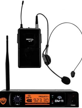 Nady DW-11-HM-ANY Single-Channel Digital Wireless Microphone System (Digital LT HM-3 Headset)