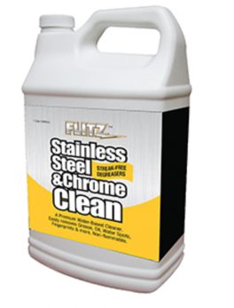 Flitz Stainless Steel and Chrome Cleaner w/Degreaser - 1 Gallon