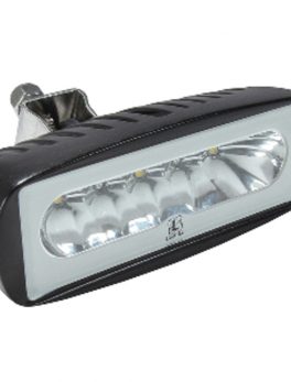 Lumitec Caprera2 - LED Flood Light - Black Finish - 2-Color White/Red Dimming