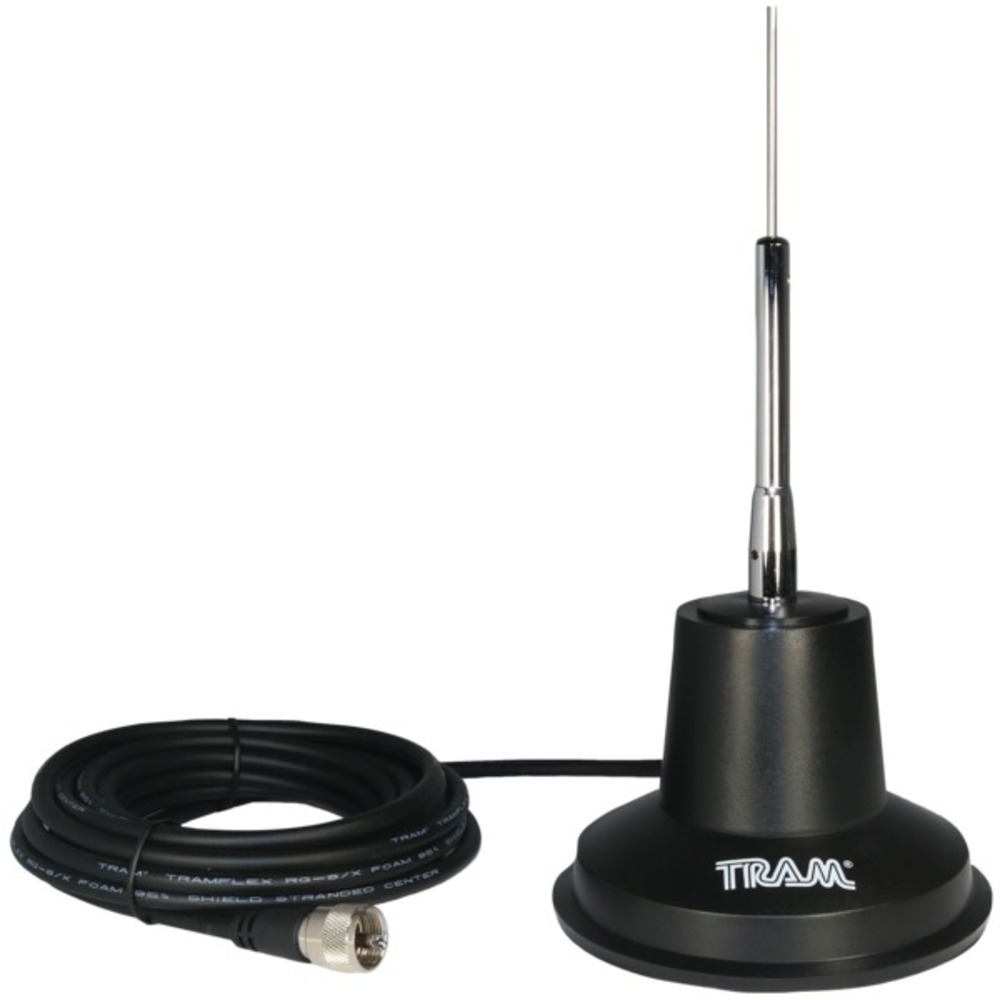 Tram TRAM 3500 CB Antenna 5-Inch Magnet Kit with RG8X Coax and Rubber Boot