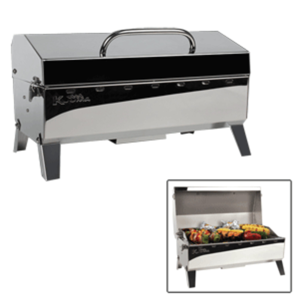 Kuuma Stow N" Go 160 Gas Grill - 13,000BTU w/Regulator, Thermometer and Igniter
