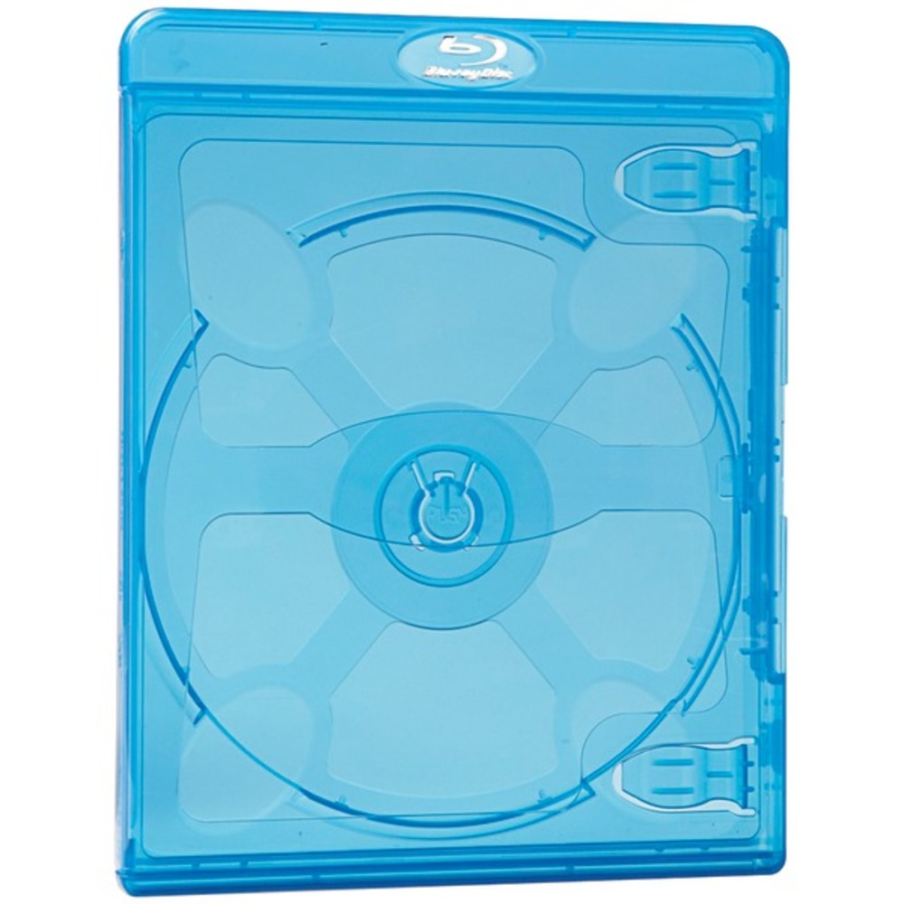Verbatim 98603 Blu-ray DVD Blue Cases, 30 pk