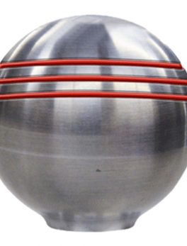 Schmitt and amp; Ongaro Throttle Knob - 1- 7/8 " - Red Grooves