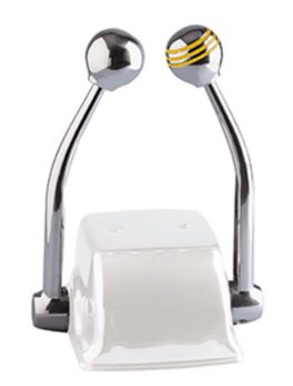 Schmitt and amp; Ongaro Standard Control Arm Set w/Gold Throttle Knob and amp; Plain Shift Knob