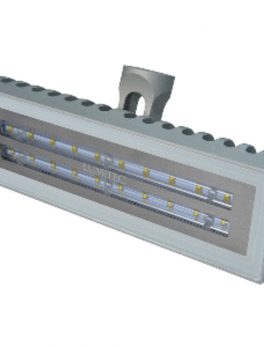Lumitec Maxillume2 - High Power/Pedestal Mount Flood Light - Brushed Finish - White Dimming