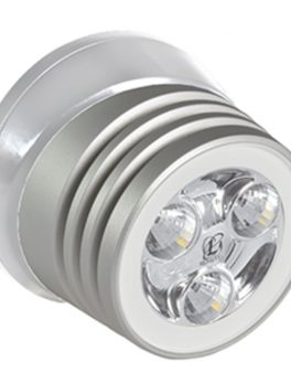 Lumitec Zephyr LED Spreader/Deck Light - Brushed White Base - White Non-Dimming