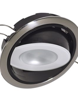 Lumitec Mirage Positionable Down Light - Spectrum RGBW Dimming - Polished Bezel