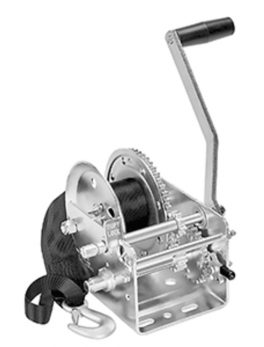 Fulton 2600lb 2-Speed Winch w/20" Strap