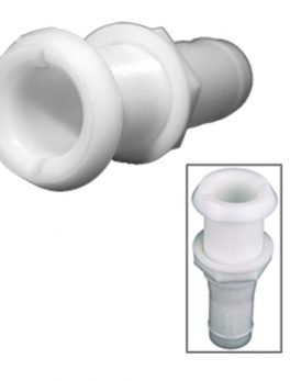 Perko 1-1/8" Thru-Hull Fitting f/Hose Narrow Flange - Plastic