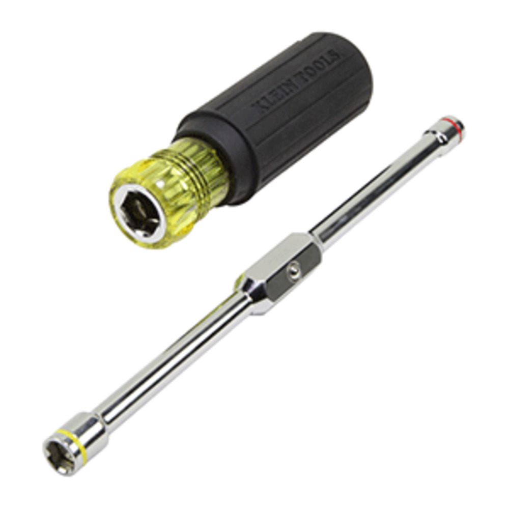 Klein Tools Hex Head 2-in-1 Nut Driver, 1/4", 5/16"