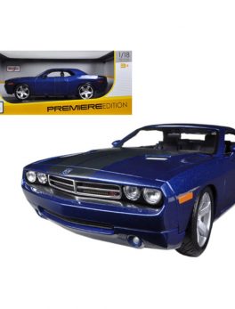 2006 Dodge Challenger Concept Blue 1/18 Diecast Model Car by Maisto 36138bl