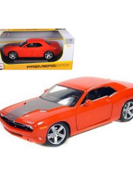 2006 Dodge Challenger Concept Car Orange 1/18 Diecast Model Car by Maisto 36138or