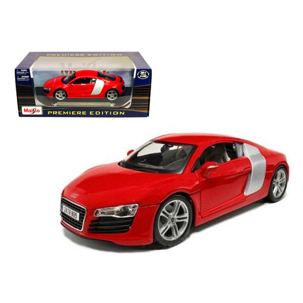 Audi R8 Red 1/18 Diecast Model Car by Maisto 36143r