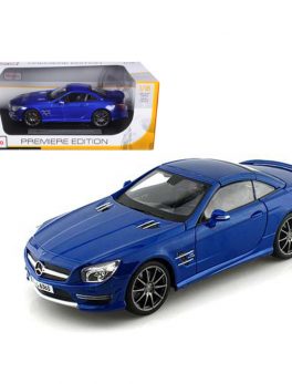 2012 Mercedes SL 63 AMG Blue 1/18 Diecast Car Model by Maisto 36199bl