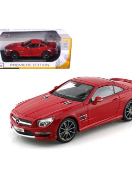 2012 Mercedes SL 63 AMG Red 1/18 Diecast Model Car by Maisto 36199r