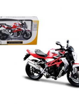 2012 MV Agusta Brutale 1090 RR Red/Silver 1/12 Motorcycle by Maisto 11097r/s