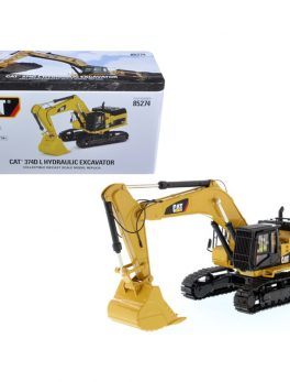 CAT Caterpillar 374D L Hydraulic Excavator with Operator High Line Series 1/50 Diecast Model by Diecast Masters 85274
