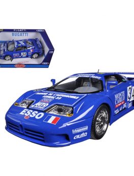 Bugatti EB110 Super Sport #34 Alain Cudini - Eric Helary - Jean-Christophe Boullion Monte Carlo TMC (Michel Hommell Team) 24 Hours of Le Mans (1994) 1/18 Diecast Model Car by Bburago 11039