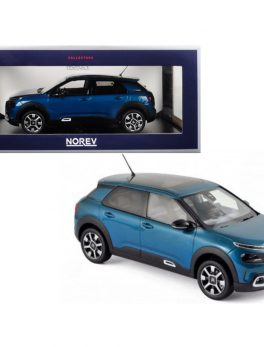 2018 Citroen C4 Cactus Emeraude Blue 1/18 Diecast Model Car by Norev 181660