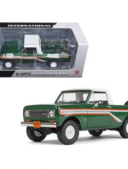 1979 International Scout Terra Pickup Truck Emerald Green 1/25 Diecast Model Car by First Gear 40-0391