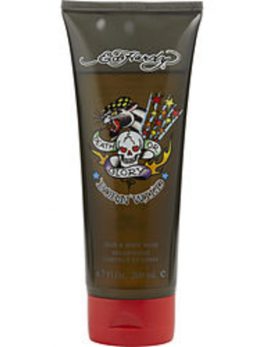 Ed Hardy Born Wild Hair and Body Wash 6.7 Oz For Men