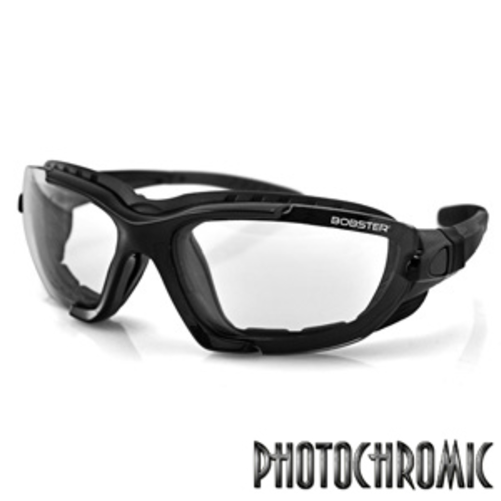 Bobster Renegade Conv Sunglass Blk Frame PhotoC Lens
