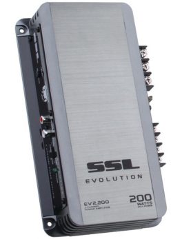 Sound Storm Laboratories EV2.200 EVOLUTION Series Full-Range 200-Watt 2-Channel MOSFET Class AB Amp (Silver)