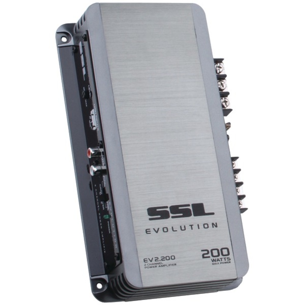 Sound Storm Laboratories EV2.200 EVOLUTION Series Full-Range 200-Watt 2-Channel MOSFET Class AB Amp (Silver)