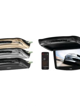 Sound Storm Laboratories S13.3BGT 13.3" All-in-One Ceiling-Mount TFT Monitor and Multimedia Player with IR and FM Transmitters and 3 Color Housings