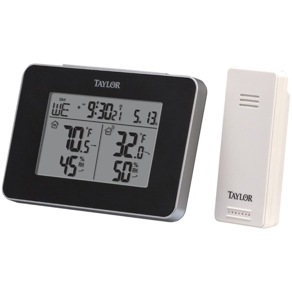 Taylor Precision Products 1731 Wireless Indoor and Outdoor Weather Station with Hygrometer