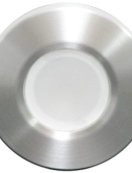 Lumitec Orbit - Flush Mount Down Light - Brushed Finish - 3-Color Blue/Red Non Dimming w/White Dimming Light