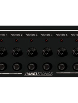 Paneltronics Waterproof Panel - DC 6-Position Toggle Switch and Fuse w/LEDs