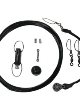Rupp Center Rigging Kit w/Klickers - Black Mono 45"