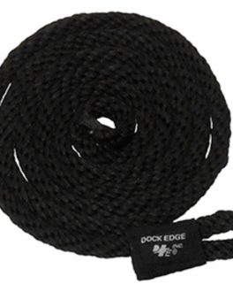 Dock Edge Fender Line - 3/8" x 5" - Black - 2-Pack