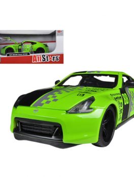 2009 Nissan 370Z #88 Green 1/24 Diecast Model Car by Maisto 31353grn