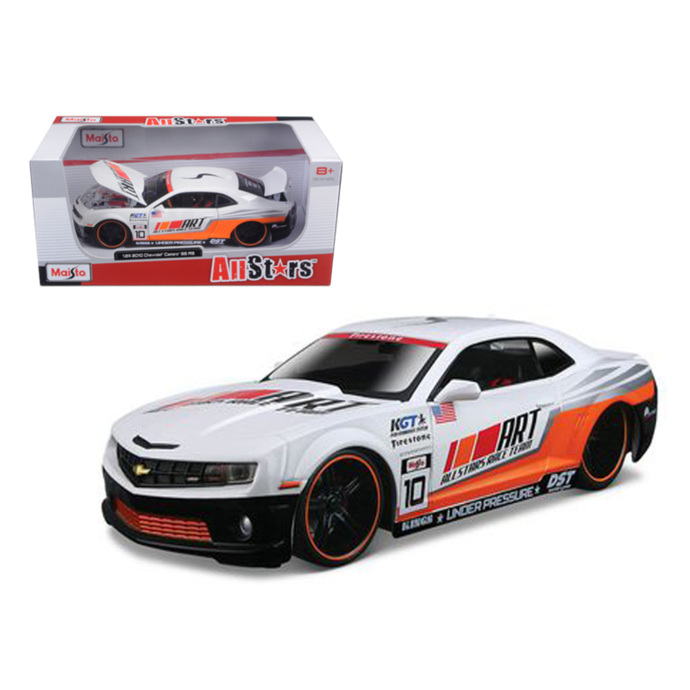 2010 Chevrolet Camaro RS SS All Stars White 1/24 Diecast Model Car by Maisto 31359w