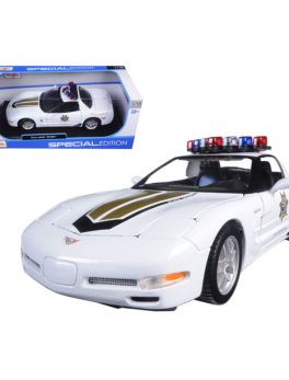 Chevrolet Corvette C5 Z06 Police 1/18 Diecast Model Car by Maisto 31383