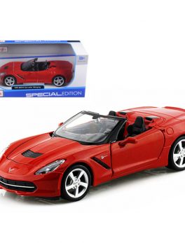 2014 Chevrolet Corvette Stingray Convertible Red 1/24 Diecast Model Car by Maisto 31501r