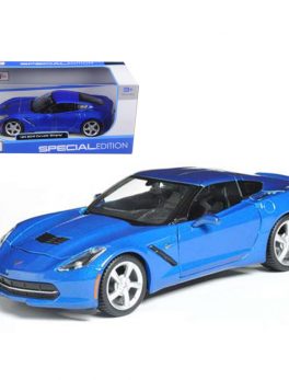 2014 Chevrolet Corvette C7 Coupe Blue 1/24 Diecast Model Car by Maisto 31505bl